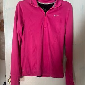 Nike Women's Vibrant Pink Long Sleeve Tee